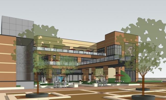 Sketchup商业模型|万科商业综合体，多层商业，现代风格