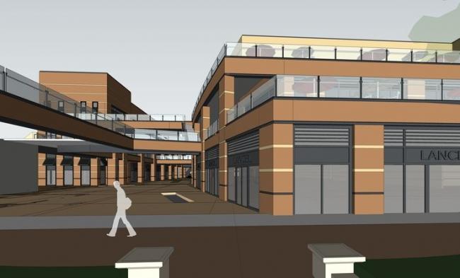 Sketchup商业模型|万科商业综合体，多层商业，现代风格