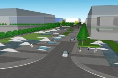 Sketchup景观模型|办公空间花园区景观，现代风格-BIM建筑网