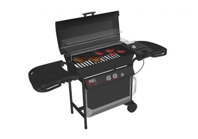 Sketchup素材模型|烧烤架景观素材组件