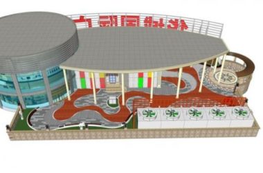 Sketchup景观模型|商业广场屋顶花园设计，景观，现代风格-BIM建筑网