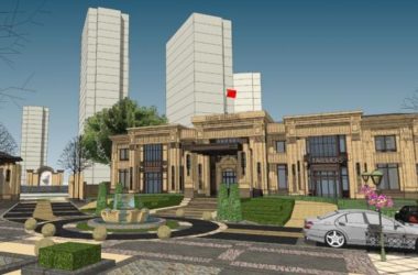 Sketchup商业模型|多层售楼处中心，商业建筑，欧式古典风格-BIM建筑网