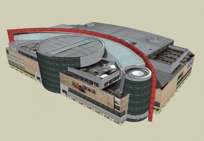 Sketchup商业模型|深圳华润万象城，多层商业建筑，现代风格