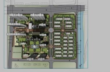 Sketchup住宅模型|高层住宅小区，居住建筑，现代风格-BIM建筑网