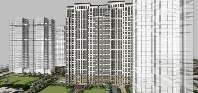 Sketchup住宅模型|高层住宅小区，居住建筑，现代风格