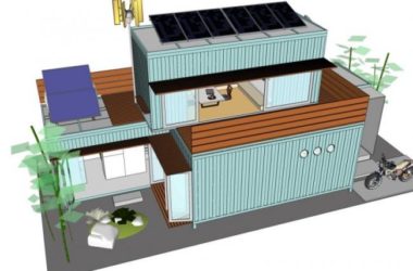 Sketchup住宅模型|多层住宅，集装箱，居住建筑，现代风格-BIM建筑网