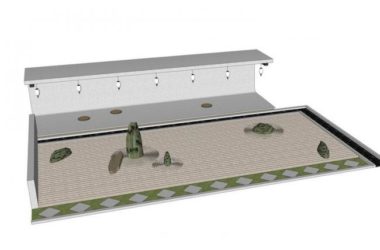 Sketchup素材模型|中式风格禅意景墙景观素材组件-BIM建筑网