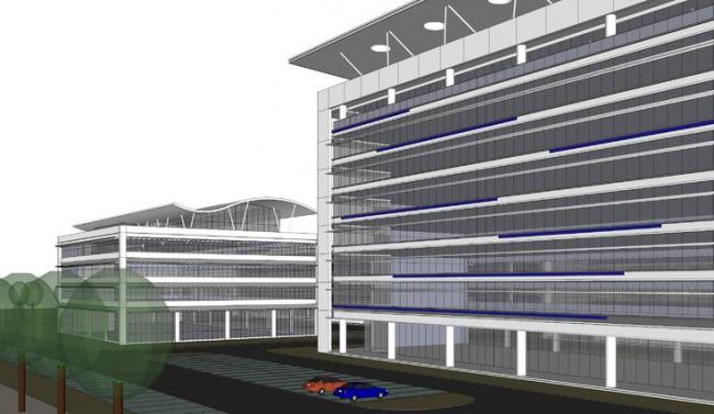 Sketchu工业厂房|多层工业厂房，高层宿舍楼，现代风格