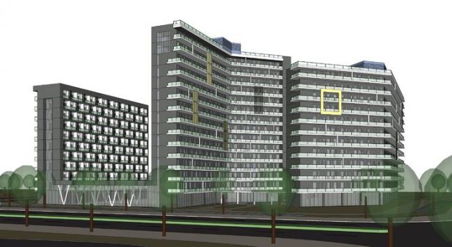 Sketchu工业厂房|多层工业厂房，高层宿舍楼，现代风格