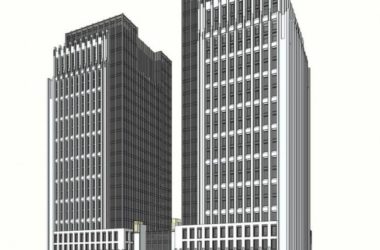 Sketchup酒店模型|高层酒店，现代风格-BIM建筑网