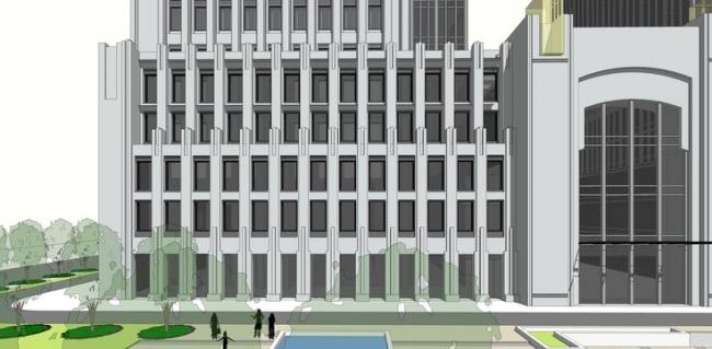 Sketchup酒店模型|高层酒店，现代风格