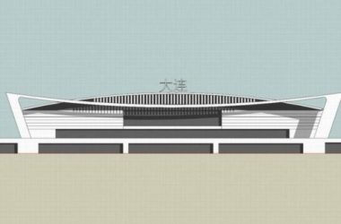 Sketchup车站路桥|多层火车站高铁站汽车站，现代风格，交通建筑-BIM建筑网