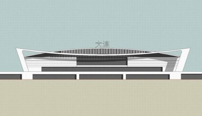 Sketchup车站路桥|多层火车站高铁站汽车站，现代风格，交通建筑