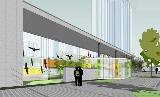 Sketchup学校模型|多层会所+幼儿园，现代风格，教育建筑