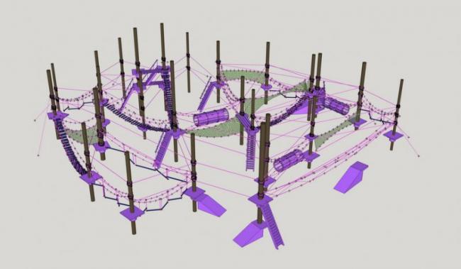 Sketchup素材模型|儿童游乐设施景观素材组件