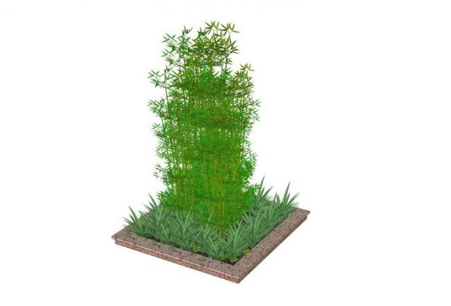 Sketchup素材模型|树池景观素材组件现代风格