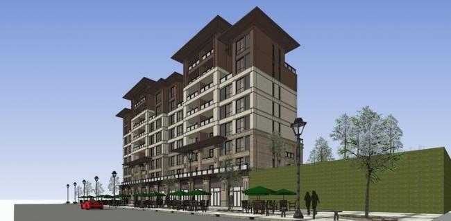 Sketchup住宅模型|多层住宅，草原风格，居住建筑