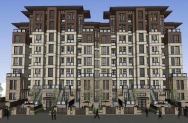 Sketchup住宅模型|多层住宅，草原风格，居住建筑-BIM建筑网