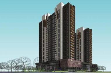 Sketchup住宅模型|高层住宅商住楼，底层商业，居住建筑，现代风格-BIM建筑网