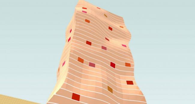 Sketchup素材模型|攀岩墙景观素材组件