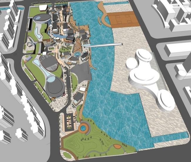 Sketchup商业模型|多层商业街，现代风格