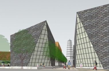 Sketchup商业模型|多层商业街，现代风格-BIM建筑网