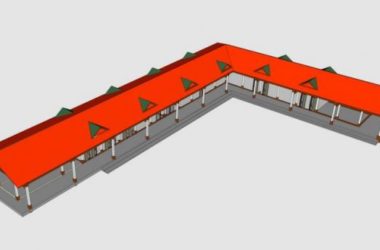 Sketchup素材模型|欧式风格景观廊架，素材组件-BIM建筑网