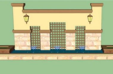 Sketchup素材模型|欧式景墙景观素材组件-BIM建筑网