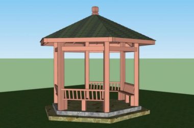 Sketchup小品模型|休闲景观亭，亭子，小品-BIM建筑网