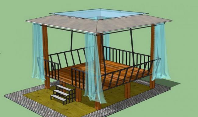 Sketchup小品模型|亭子，小品，景观凉亭