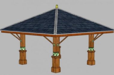 Sketchup小品模型|景观凉亭，小品-BIM建筑网