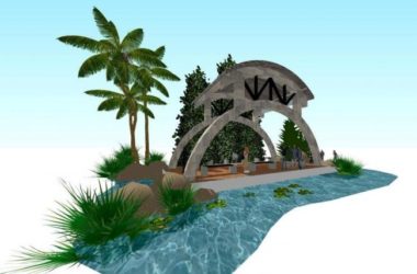 Sketchup小品模型|景观亭周边布置，亭子，小品，组件素材-BIM建筑网