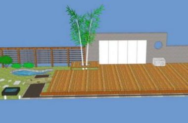 Sketchup素材模型|庭院景观场景，景观素材组件-BIM建筑网