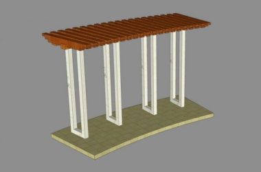 Sketchup素材模型|花架景观素材组件-BIM建筑网