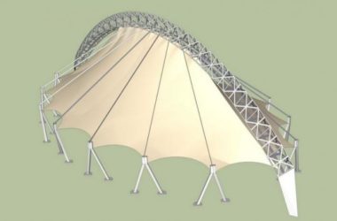 Sketchup素材模型|张拉膜景观素材组件-BIM建筑网