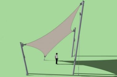 Sketchup素材模型|张拉膜景观素材组件-BIM建筑网