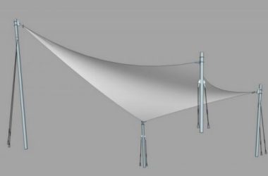 Sketchup素材模型|张拉膜景观素材组件-BIM建筑网