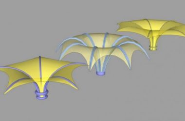 Sketchup素材模型|张拉膜景观素材组件-BIM建筑网