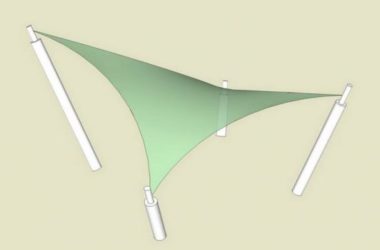 Sketchup素材模型|张拉膜景观素材组件-BIM建筑网