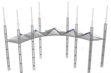 Sketchup素材模型|张拉膜景观素材组件-BIM建筑网