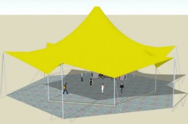 Sketchup素材模型|张拉膜景观素材组件-BIM建筑网