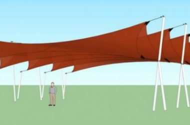 Sketchup素材模型|张拉膜景观素材组件-BIM建筑网