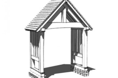 Sketchup素材模型|门头组件素材，大门-BIM建筑网