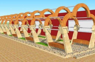 Sketchup素材模型|廊架景观素材组件-BIM建筑网