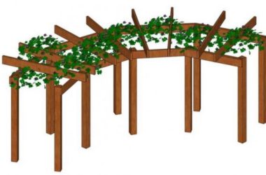 Sketchup素材模型|花架景观素材组件-BIM建筑网