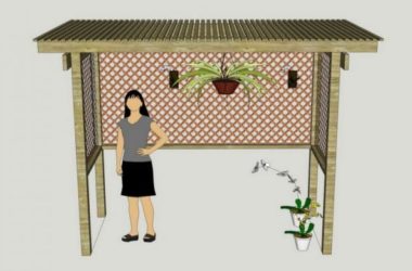 Sketchup素材模型|花架景观素材组件-BIM建筑网