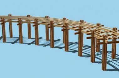 Sketchup素材模型|花架景观素材组件-BIM建筑网