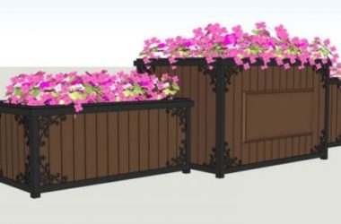 Sketchup素材模型|花池景观素材组件-BIM建筑网