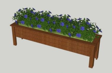 Sketchup素材模型|木花池景观素材组件-BIM建筑网