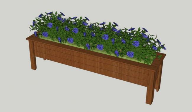 Sketchup素材模型|木花池景观素材组件